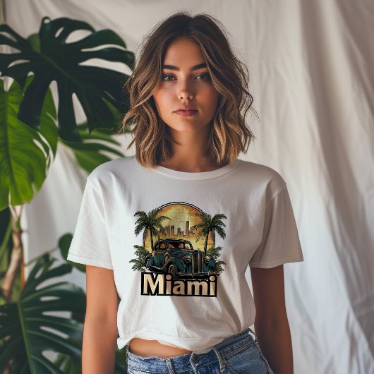 Vintag Art Deco Miami T-Shirt