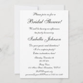 Vintag Art Deco Neu verheiratete Brautdusche Einla Einladung (Rückseite)