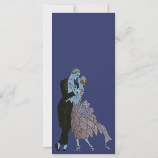 Vintag Art Deco Newlyweds, Liebe Wedding Dance (Vorderseite)