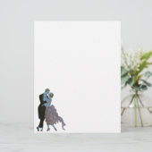 Vintag Art Deco Newlyweds, Liebe Wedding Dance (Stehend Vorderseite)