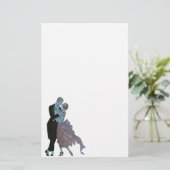 Vintag Art Deco Newlyweds, Liebe Wedding Dance Briefpapier (Stehend Vorderseite)