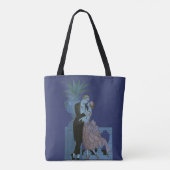 Vintag Art Deco Newlyweds, Liebe Wedding Dance Tasche (Rückseite)