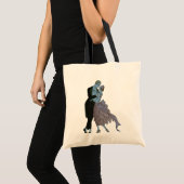 Vintag Art Deco Newlyweds, Liebe Wedding Dance Tragetasche (Vorderseite (Produkt))