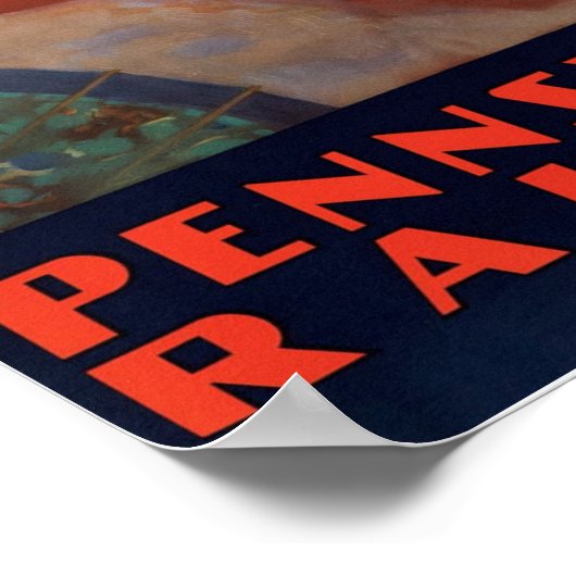 Vintag Art Deco Poster (Ecke)