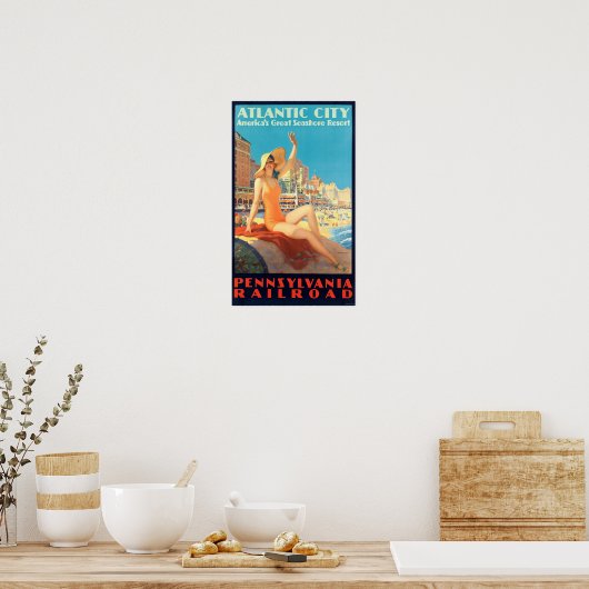 Vintag Art Deco Poster (Küche)