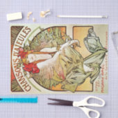 Vintag Art Deco Poster 2 Seidenpapier (Handwerk)