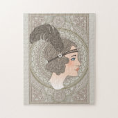 Vintag Art Deco Puzzle (Vertikal)