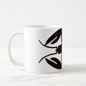 Vintag Art Deco Seafood Lobster in Schwarz Kaffeetasse (Links)