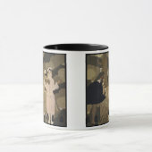 Vintag Art Deco, Überraschung von George Barbier Tasse (Zentrum)