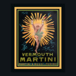 Vintag Art Deco Vermouth Martini Poster<br><div class="desc">1920er Jahre Vintag,  Werbeanzeige von Vermouth Martini - 11x14 hier gezeigt. In anderen Größen erhältlich.</div>