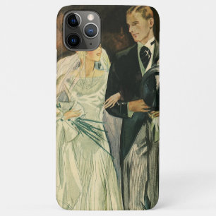 Vintag Art Deco Wedding Bridge und Groom Newlyweds Case-Mate iPhone Hülle
