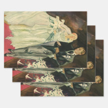 Vintag Art Deco Wedding Bridge und Groom Newlyweds