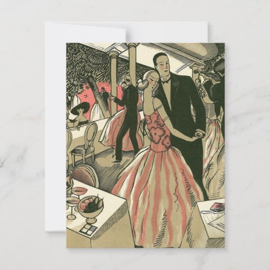 Vintag Art Deco Wedding, Newlyweds First Dance (Vorderseite)