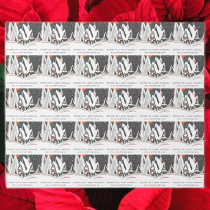 Vintag Art Deco Weihnachten Geschenkpapier