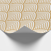 Vintag Art Deko nahlesspattern Geschenkpapier (Ecke)