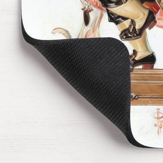 Vintag Art Erntedank Geschenk Mousepad (Ecke)