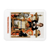 Vintag Art Erntedank Geschenkmagnete Magnet (Horizontal)