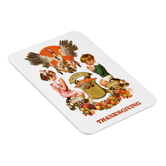Vintag Art Erntedank Geschenkmagnete Magnet (Rechte Seite)