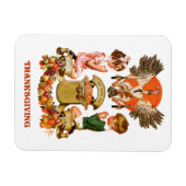 Vintag Art Erntedank Geschenkmagnete Magnet (Horizontal)