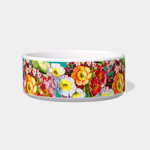 Vintag Art Floral Muster Frühlingsblumen Primrose Napf