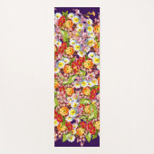 Vintag Art Floral Muster Frühlingsblumen Primrose Yogamatte (Vorderseite)