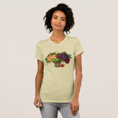 Vintag Art Fruit Basket T-Shirt (Vorne ganz)