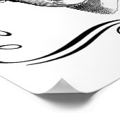 Vintag Art Gibson Girl Poster (Ecke)