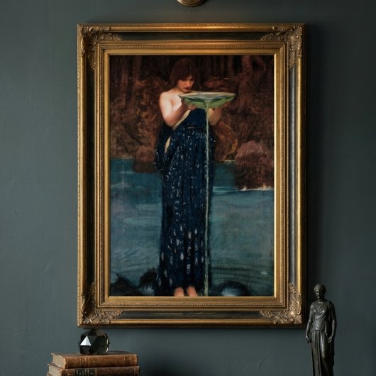 Vintag Art John W. Waterhouse Circe Invidiosa Poster