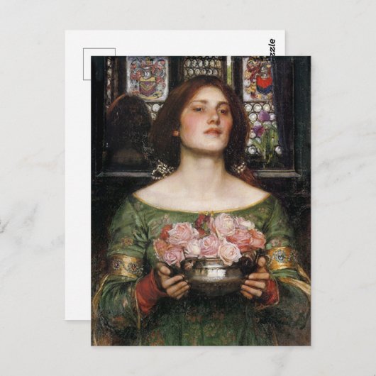 Vintag Art John William Waterhouse Postkarte (Vorne/Hinten)