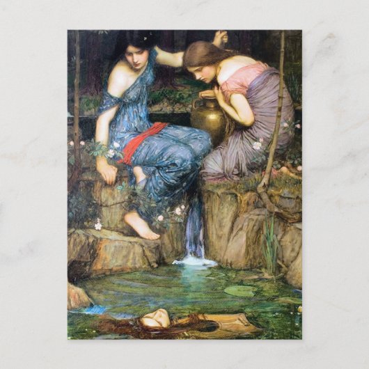 Vintag Art John William Waterhouse Postkarte (Vorderseite)