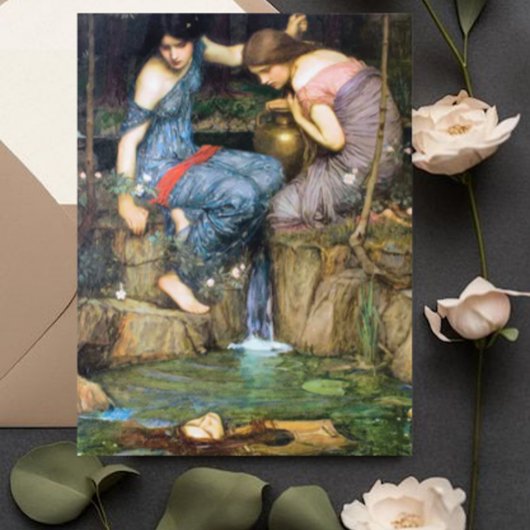 Vintag Art John William Waterhouse Postkarte