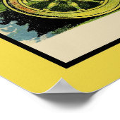 Vintag Art Macaroni Label Poster (Ecke)