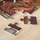 Vintag Art Nouveau Alphonse Mucha Puzzle (Seite)