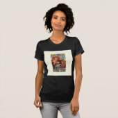 Vintag Art Nouveau Alphonse Mucha T-Shirt (Vorne ganz)