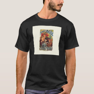 Vintag Art Nouveau Alphonse Mucha T-Shirt