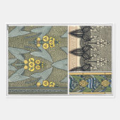 Vintag Art Nouveau Arrowhead Garden Blume Geschenkpapier Set (Vorderseite)