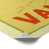 Vintag Art Nouveau Belgium Beer ad Poster (Ecke)