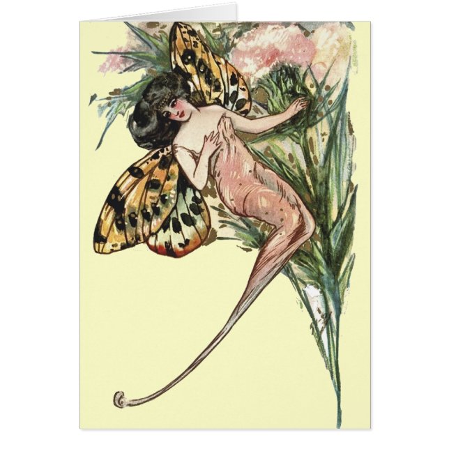 Vintag Art Nouveau Butterfly Fairy (Vorne)