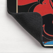 Vintag Art Nouveau Chap Book Erntedank Mousepad (Ecke)