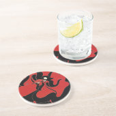 Vintag Art Nouveau Chap Book Erntedank Untersetzer (Seite)