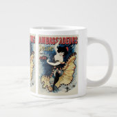 Vintag Art Nouveau Flamenco Dancer, Botschafter Jumbo-Tasse (Rechts)