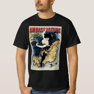 Vintag Art Nouveau Flamenco Dancer, Botschafter T-Shirt