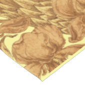 Vintag Art Nouveau Floral Iris Muster Tischdecke (Schrägansicht)