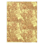 Vintag Art Nouveau Floral Iris Muster Tischdecke (Vorderseite)