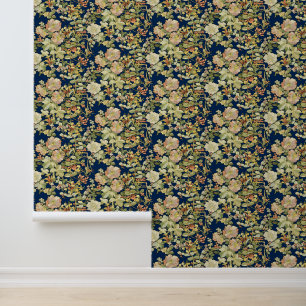 Vintag Art Nouveau Mucha Honeysuckle Muster Tapete