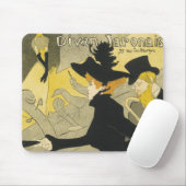 Vintag Art Nouveau Nightclub Café, Divan Japonais Mousepad (Mit Mouse)
