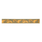Vintag Art Nouveau Squirrels Frieze Satinband (Vorderseite)