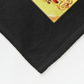 Vintag Art Retro Halloween Hexe Fleecedecke (Ecke)