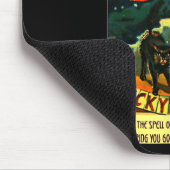 Vintag Art Retro Halloween Hexe Mousepad (Ecke)