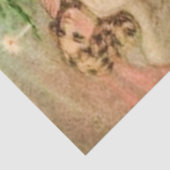 Vintag Art Russische WeihnachtsAngels Seidenpapier (Detail)